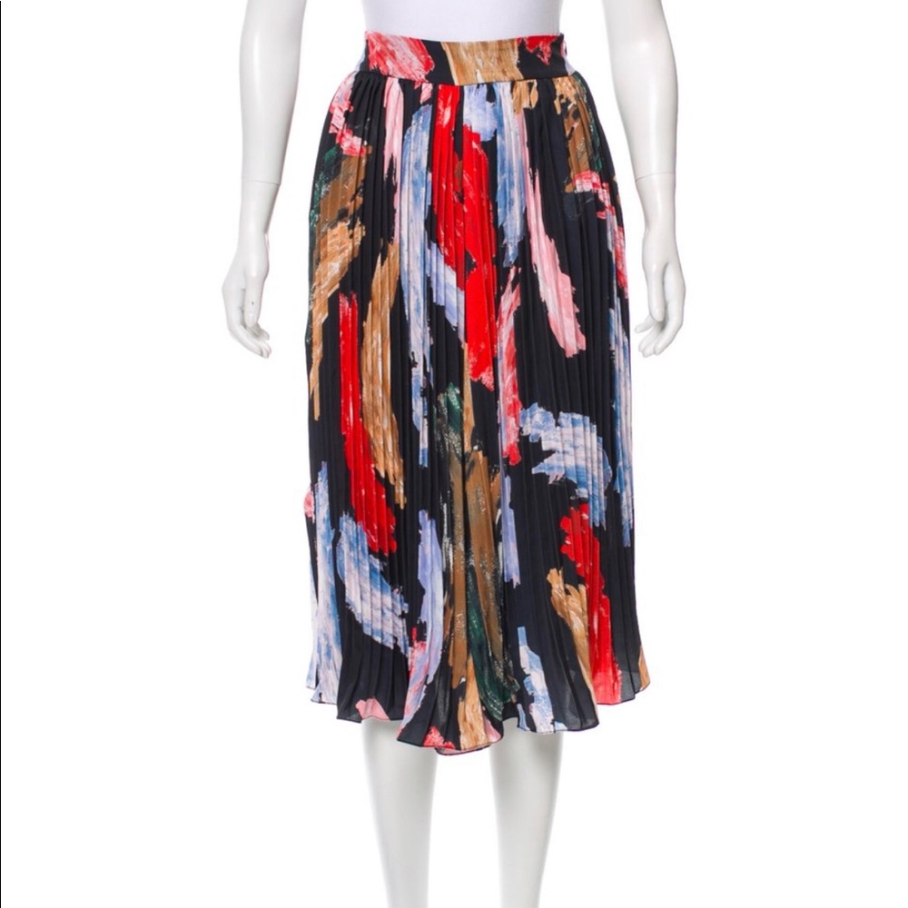 PatBo “Brushstroke” multicolored culottes